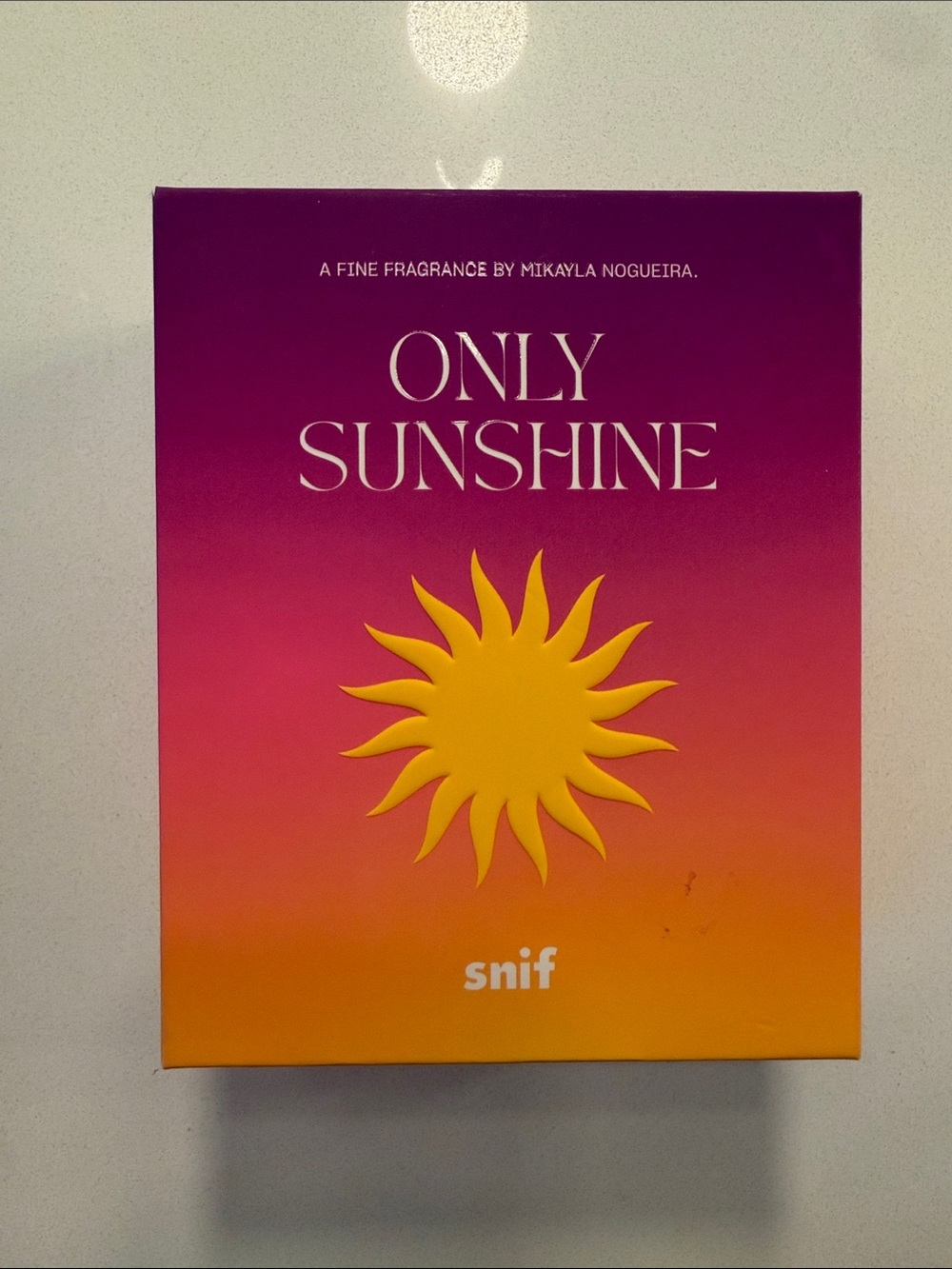 Snif Only Sunshine Women's Fragrance - Yellow/Orange Packaging